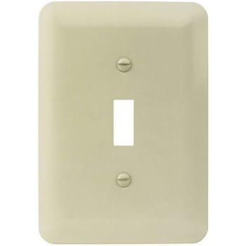 Image for Titan3 Smooth 1-Gang Toggle Maxi Metal Wall Plate (Ivory) (25-Pack) from HD Supply