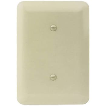 Image for Titan3 Smooth 1-Gang Blank Maxi Metal Wall Plate (Ivory) (25-Pack) from HD Supply