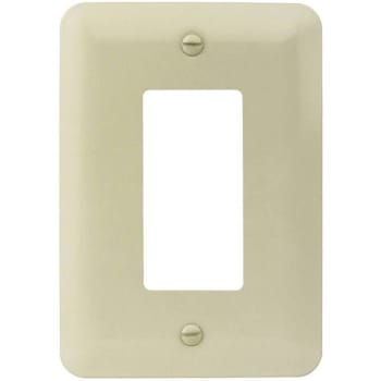 Image for Titan3 Smooth 1-Gang Rocker Maxi Metal Wall Plate (Ivory) (25-Pack) from HD Supply