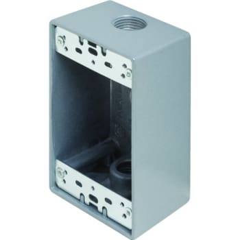 Image for Taymac 1-Gang Rectangular Weatherproof Outlet Box from HD Supply