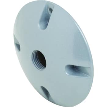 Image for TAYMAC One 1/2 in Threaded Outlet Round Cluster Cover (Gray) from HD Supply