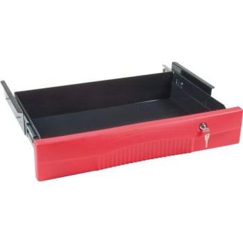 Image for Rubbermaid Single Full Extension Drawer (Red) from HD Supply
