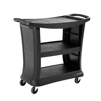 Rubbermaid Commercial Executive Series Service Cart (Black)