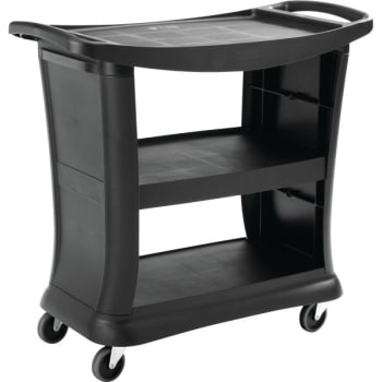 Image for Rubbermaid Black Executive Series Utility Cart from HD Supply