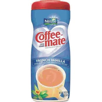 Nestle 15 Oz Coffee-Mate French Vanilla Creamer Powder "Plastic Bottle