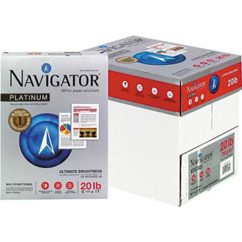 Navigator 20 Lb. 8-1/2 In. X 11 In. 99 Bright White Platinum Paper (5-Case)
