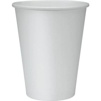 Image for Genuine Joe 12 Oz White Polyurethane Lined Disposable Hot Cups Case Of 50 from HD Supply
