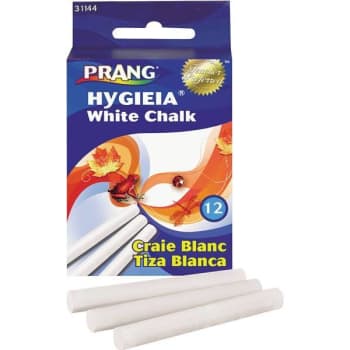Image for Dixon 3-1/4 In. X 3/8 In. Dustless White Chalk (12-Pack) from HD Supply