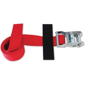Image for Snap-Loc 8 Ft. X 2 In. Red Cinch Strap W/ Ratchet from HD Supply