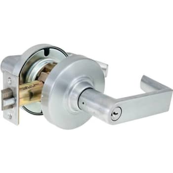 Image for Schlage D Grade 1 Rhodes Entry Leverset W/ Keyway (Satin Chrome) from HD Supply
