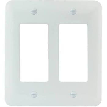 Image for Titan3 Smooth 2-Gang Rocker Princess Metal Wall Plate (White) (10-Pack) from HD Supply