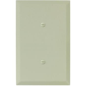 Image for Titan3 Textured 1-Gang Blank Jumbo Metal Wall Plate (Ivory) (20-Pack) from HD Supply