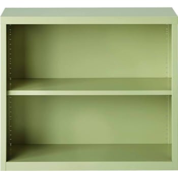 Image for Hirsh 30 " H Putty Metal 2-Shelf Standard Bookcase from HD Supply