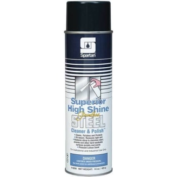 Image for Spartan Hi Shine 15 Oz. Aerosol Can Stnls Steel Cleaner And Polish (12-Case) from HD Supply