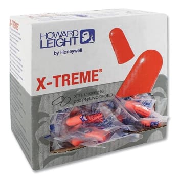 Image for Howard Leight By Honeywell X-Treme Uncord Disposable Earplugs 1 Sz Case Of 2000 from HD Supply