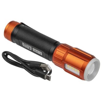 Image for Klein Tools Rechargeable Led Flashlight With Worklight from HD Supply