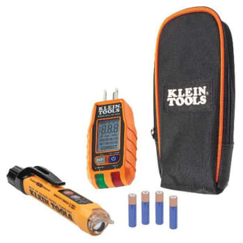 Klein Tools Premium Dual-Range Ncvt And Gfci Receptacle Tester Electrical Kit