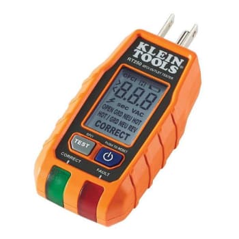 Image for Klein Tools Gfci Receptacle Tester With Lcd from HD Supply