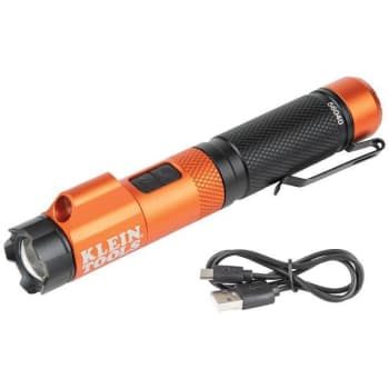 Image for Klein Tools Rechargeable Focus Flashlight With Laser from HD Supply