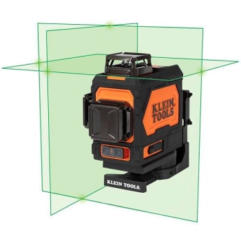 Image for Klein Tools Rechargeable Self-Leveling Green Planar Laser Level from HD Supply