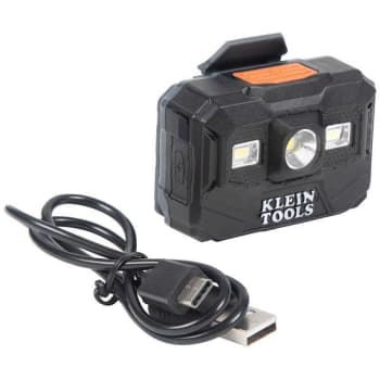 Image for Klein Tools Rechargeable Headlamp And Work Light, 300 Lumens All-Day Runtime from HD Supply