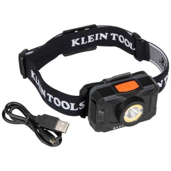 Image for Klein Tools Rechargeable 2-Color Led Headlamp With Adjustable Strap from HD Supply