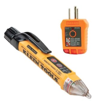 Klein Tools Dual Range Ncvt And Gfci Receptacle Tester Electrical Test Kit
