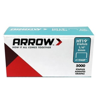 Image for Arrow Ht19 1/4" Industrial Pack Staples, Steel, Package Of 5000 from HD Supply
