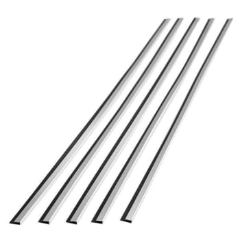 Image for Fasade 47" Vinyl J Trim, Brushed Aluminum, Package Of 5 from HD Supply