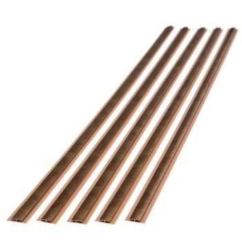 Fasade 47" Vinyl Divider Trim, Antique Bronze, Package Of 5