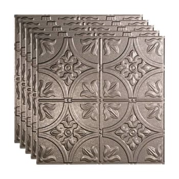 Image for Fasade 2'x2' Traditional #2 Lay Ceiling Panel, Galvanized Steel, Package Of 5 from HD Supply