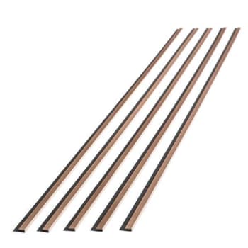 Image for Fasade 47" Vinyl J Trim, Polished Copper, Package Of 5 from HD Supply