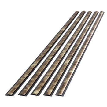 Fasade 47" Vinyl Divider Trim, Bermuda Bronze, Package Of 5