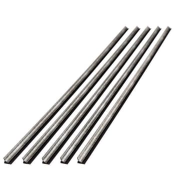 Fasade 47" Vinyl Inside Corner Trim, Crosshatch Silver, Package Of 5