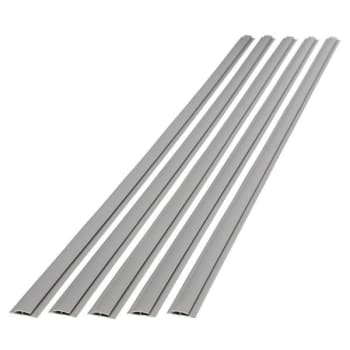 Image for Fasade 47" Vinyl Divider Trim, Argent Silver, Package Of 5 from HD Supply