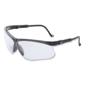 Image for Honeywell Uvex Genesis Safety Eyewear Black Nylon Frame Clear Polycarbonate Lens from HD Supply