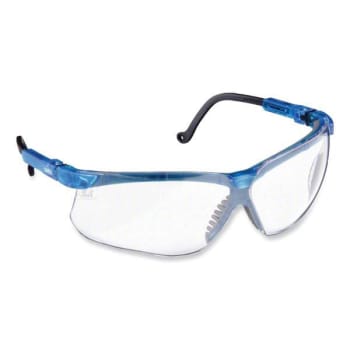 Honeywell Uvex Genesis Safety Eyewear Translucent Blue/black Frame Clear Lens