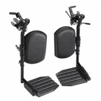 Image for Invacare Swing-Away Elevating Legrests Aluminum Footplates And Padded Calf Pad from HD Supply