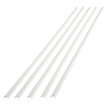 Image for Fasade 47" Vinyl Outside Corner Trim, Gloss White, Package Of 5 from HD Supply