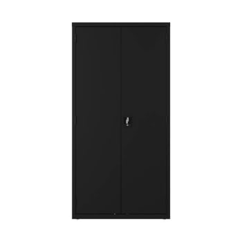 Hirsh Janitorial Cabinet, 18" D X 36" W X 72" H, Black