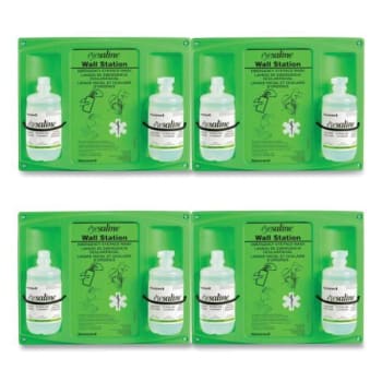 Image for Honeywell Double Bottle Sterile Saline Eye Wash Wall Station Case Of 4 from HD Supply