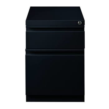Image for Hirsh 20" Deep Mobile Pedestal File Cabinet 3 Drawer Box-File, Letter Width, Black from HD Supply