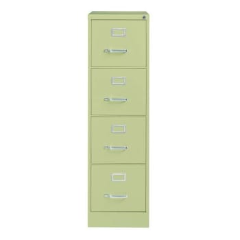 Image for Hirsh 26.5" Deep 4 Drawer Letter Width Vertical File Cabinet, Commercial Grade, Putty from HD Supply