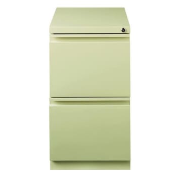 Image for Hirsh 20" Deep Mobile Pedestal File Cabinet 2 Drawer File-File, Letter Width, Putty from HD Supply