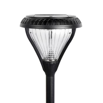 Gama Sonic Premier Low Voltage Solar Led Path Light, Black, Package Of 4