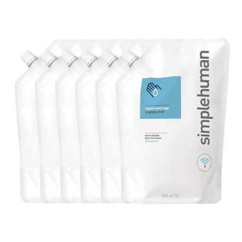 Image for Simplehuman Moisturizing Liquid Hand Soap Refill Pouch Frag Free 34 Oz Case Of 6 from HD Supply
