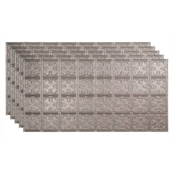 Image for Fasade 2'x4' Traditional #10 Glueup Ceiling Panel Galvanized Steel, Package Of 5 from HD Supply