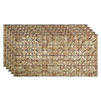 Image for Fasade 2'x4' Traditional #1 Glue Up Ceiling Panel, Bermuda Bronze, Package Of 5 from HD Supply