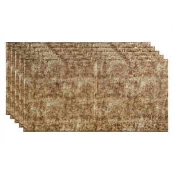 Image for Fasade 2'x4' Border Fill Glue Up Ceiling Panel, Bermuda Bronze, Package Of 5 from HD Supply