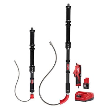 Milwaukee M12 Trap Snake Cordless 4' Urinal And 6' Toilet Auger Combo Kit